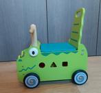Loopwagen krokodil in hout, Ophalen, Gebruikt, Rij- of Hobbelspeelgoed