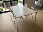 Magis Konstantin tafel en 4 stoelen, Ophalen, Gebruikt, Wit, Metaal