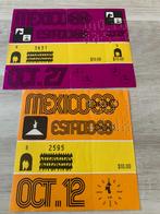 Inkomkaarten Olympische Spelen Mexico 1968, Ophalen of Verzenden, Gebruikt