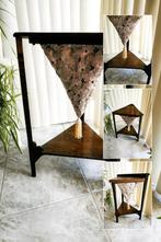 Uniek vintage naaitafeltje met decoratieve hanger., Ophalen