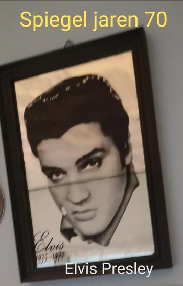 MIROIR RÉTRO DES ANNÉES 70 ELVIS PRESLEY 