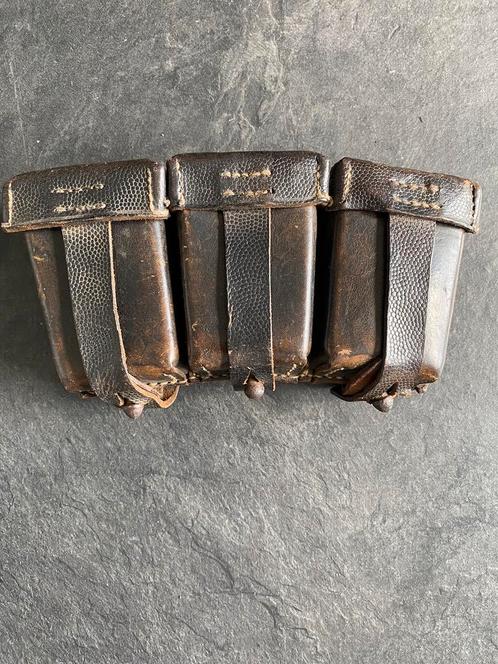 Ww2/wo2 duitsen k98 munitie tasje, Verzamelen, Militaria | Tweede Wereldoorlog, Ophalen of Verzenden