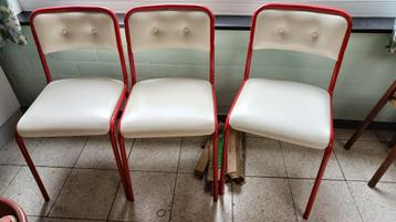 3 retro jaren 70-80 stoelen beschikbaar voor biedingen