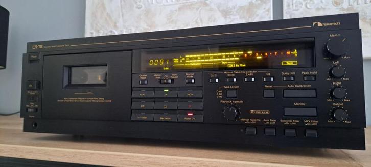 NAKAMICHI CR-7, Audio, Tv en Foto, Cassettedecks, Enkel, Overige merken, Tape counter, Ophalen of Verzenden