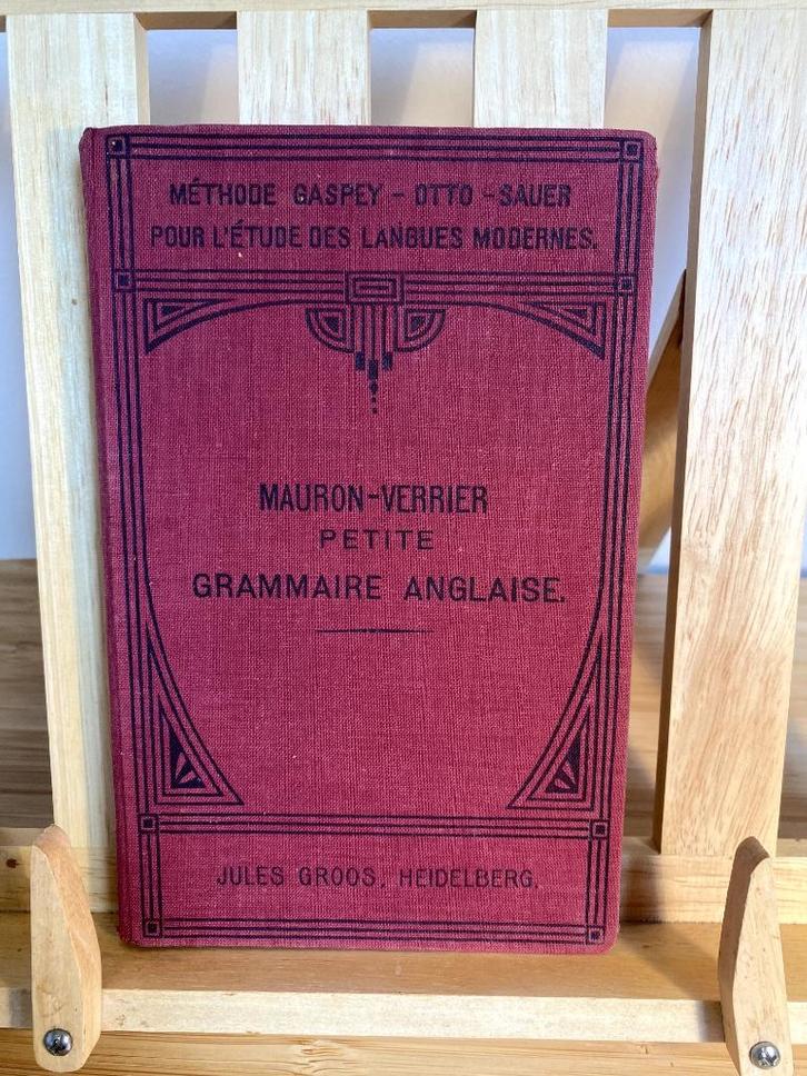 Très vieille Petite Grammaire Anglaise - Méthode Gaspey 1916, Livres, Livres Autre, Utilisé, Enlèvement ou Envoi