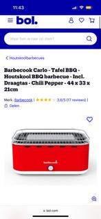 Barbecook Carlo ROOD, Tuin en Terras, Houtskoolbarbecues, Ophalen of Verzenden