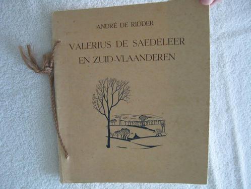Valerius de Saedeleeer — André de Ridder - 1937, Boeken, Kunst en Cultuur | Beeldend, Gelezen, Ophalen of Verzenden