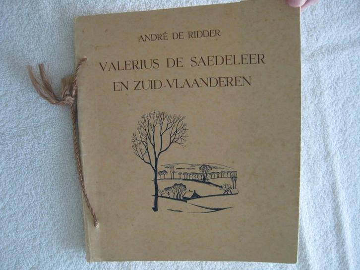 Valerius de Saedeleeer — André de Ridder - 1937, Boeken, Kunst en Cultuur | Beeldend, Gelezen, Ophalen of Verzenden