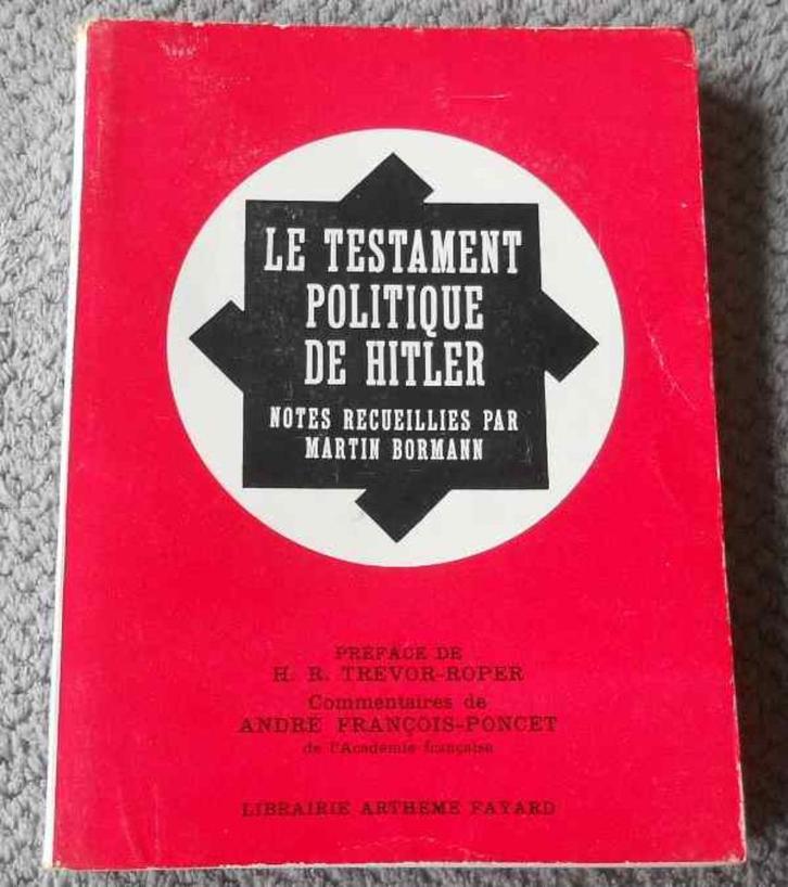 Le testament politique de Hitler, Boeken, Geschiedenis | Wereld, Gelezen, Europa, 20e eeuw of later, Ophalen of Verzenden