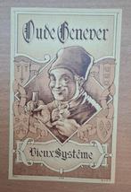 Ancienne étiquette au genièvre Vieux systeme, Enlèvement ou Envoi