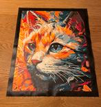 Creatief schilderij kat op doek, Enlèvement ou Envoi