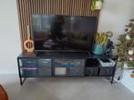 Meuble TV noir rétro, Maison & Meubles, Enlèvement, Métal