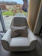 Witte vintage fauteuil, Zo goed als nieuw, Ophalen