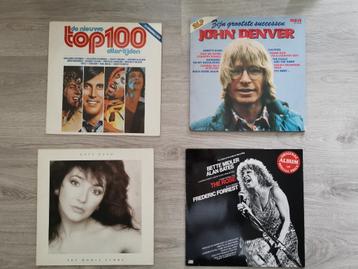 Lot Lp's - Pop, disco, kleinkunst, Nashville, rock, verzamel beschikbaar voor biedingen