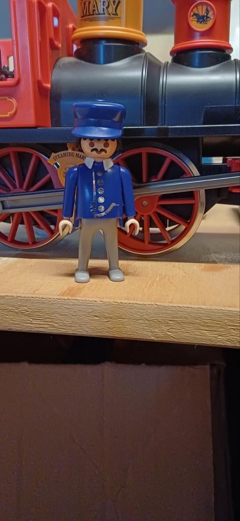 PLAYMOBIL 4001 TREN de Pasajeros 2 Coches Locomotora Vapor 12 Pistas