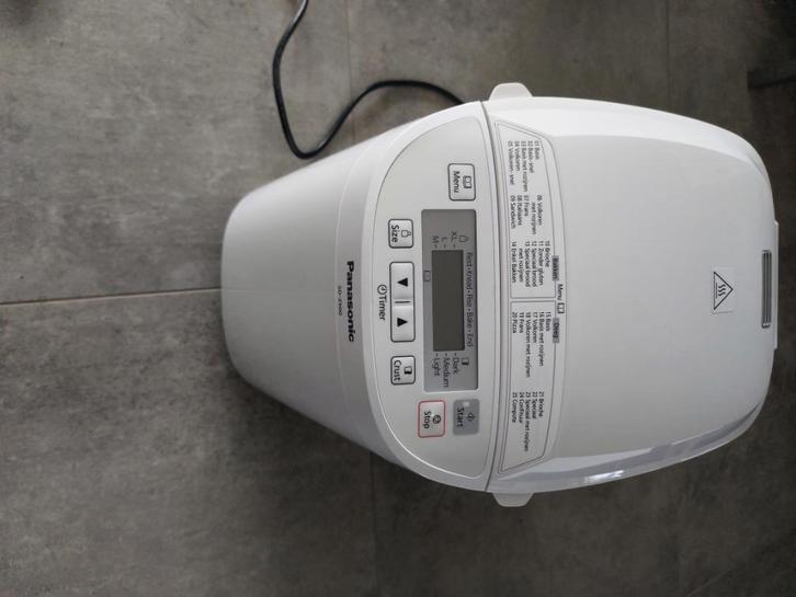 Panasonic broodbakmachine SD2500, Elektronische apparatuur, Broodbakmachines, Zo goed als nieuw, Met timer, 800 tot 1200 gram deeg