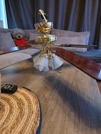 Gouden plafondventilator met verlichting (3 lampen), Enlèvement, Comme neuf