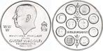 Sweden Silver Medal "Commemorative Coins of Gustav VI" 1977, Timbres & Monnaies, Argent, Enlèvement ou Envoi