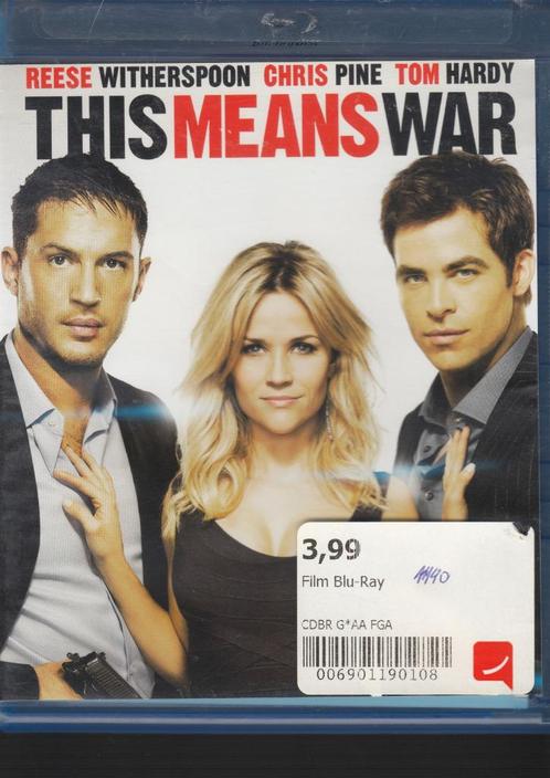 This Means War    Bli-ray.2859, CD & DVD, Blu-ray, Comme neuf, Action, Enlèvement ou Envoi