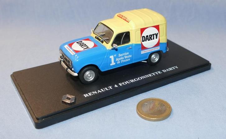 Altaya Ixo 1/43 : Renault 4 F4 Fourgonnette "DARTY", Hobby en Vrije tijd, Modelauto's | 1:43, Nieuw, Auto, Universal Hobbies, Verzenden