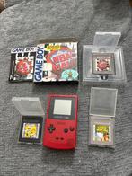 Nintendo Game Boy Color (Red) + 3 Classic Games, Ophalen of Verzenden, Zo goed als nieuw, Game Boy Color, Met games