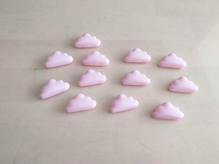 Laatste stuks roze magneet wolkjes UITVERKOOP, Kinderen en Baby's, Kraamcadeaus en Geboorteborden, Nieuw, Kraamcadeau, Ophalen of Verzenden