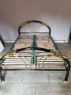 bed met lattenbodem 140x190, Ophalen, Tweepersoons, 140 cm, Zo goed als nieuw
