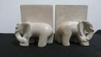 boekensteunen - marmer olifanten [1186], Ophalen of Verzenden