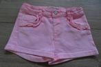 Roze short Zara babygirl maat 92, Fille, Utilisé, Enlèvement ou Envoi, Pantalon