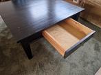 Salontafel vierkant zwart, Huis en Inrichting, Tafels | Salontafels, Ophalen, Gebruikt, Vierkant, Minder dan 50 cm