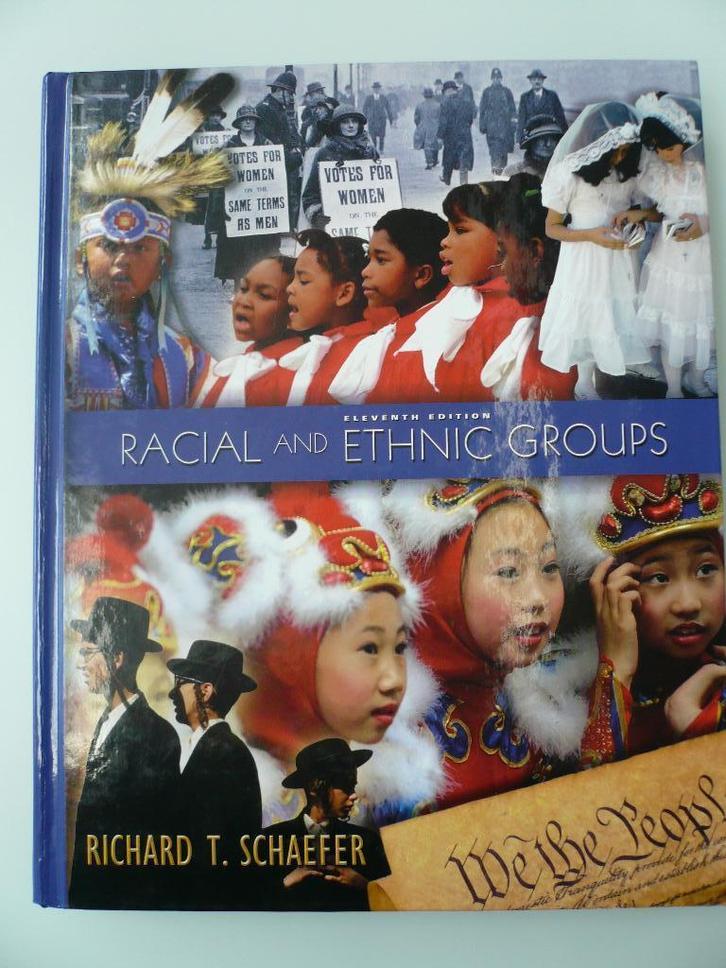 Racial and ethnic groups Schaefer, Boeken, Studieboeken en Cursussen, Zo goed als nieuw, Hoger Onderwijs, Gamma, Ophalen