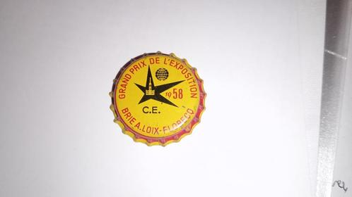 Brasserie bière ancienne capsule Expo 58 Loix, Collections, Marques de bière, Comme neuf, Autres types, Autres marques, Enlèvement ou Envoi