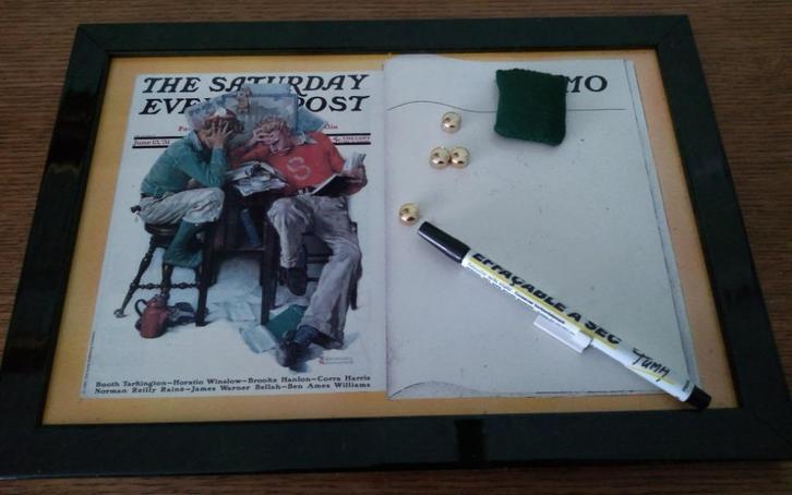 Nieuw magnetisch en uitwisbaar bord, Huis en Inrichting, Woonaccessoires | Memoborden, Nieuw, Magneetbord, Ophalen of Verzenden