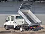 Iveco Daily 35C21 Open Laadbak Dubbel Cabine 210PK 3.0L Dubb, Auto's, Stof, 4 cilinders, Iveco, Bedrijf