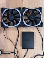 NZXT Aer RGB 2x 120 mm LED fans met controller NIEUW, Computers en Software, Computerkoelers, Ophalen of Verzenden, Nieuw, Luchtkoeling