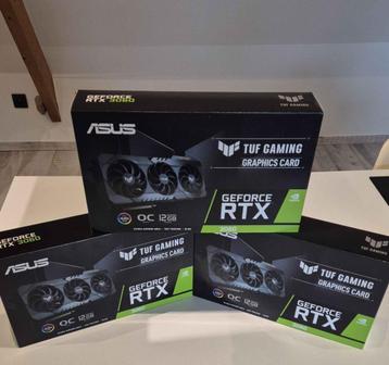 GEFORCE RTX 3060 OC ASUS TUF GAMING beschikbaar voor biedingen