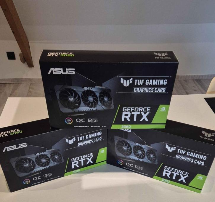 GEFORCE RTX 3060 OC ASUS TUF GAMING, Computers en Software, Videokaarten, Nieuw, Nvidia, PCI-Express 4.0, GDDR6, HDMI, DisplayPort