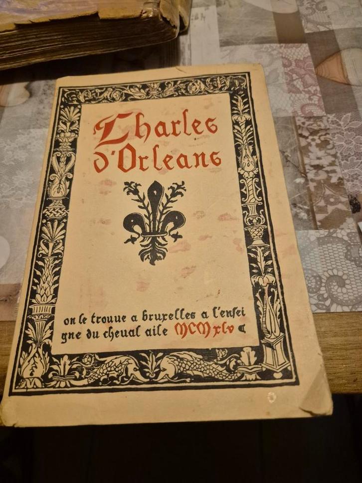 Charles d'Orleans zie beschrijving, Antiek en Kunst, Antiek | Boeken en Manuscripten, Ophalen of Verzenden