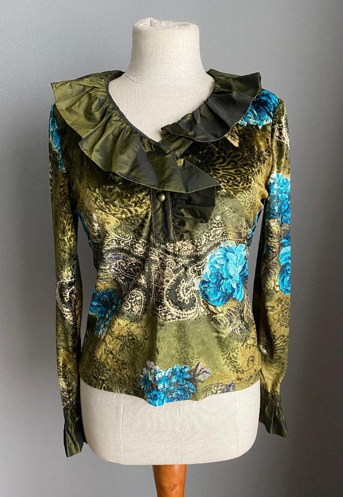 Kleurrijk topje Carola Vantini maat L, Vêtements | Femmes, Blouses & Tuniques, Comme neuf, Taille 42/44 (L), Envoi