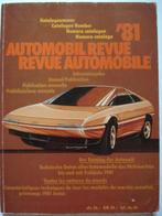 Revue Automobile/Automobil Revue Katalog Catalogue 1981, Livres, Général, Utilisé, Envoi