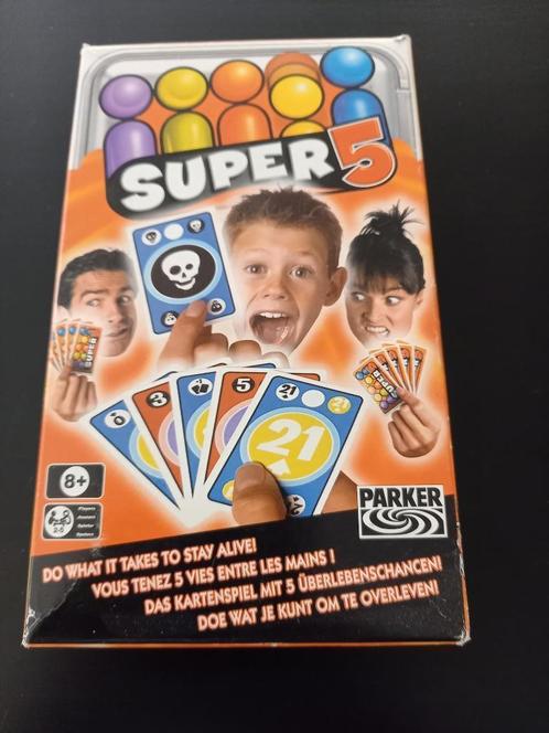 Super 5 (Parker), Hobby & Loisirs créatifs, Jeux de société | Jeux de cartes, Enlèvement ou Envoi