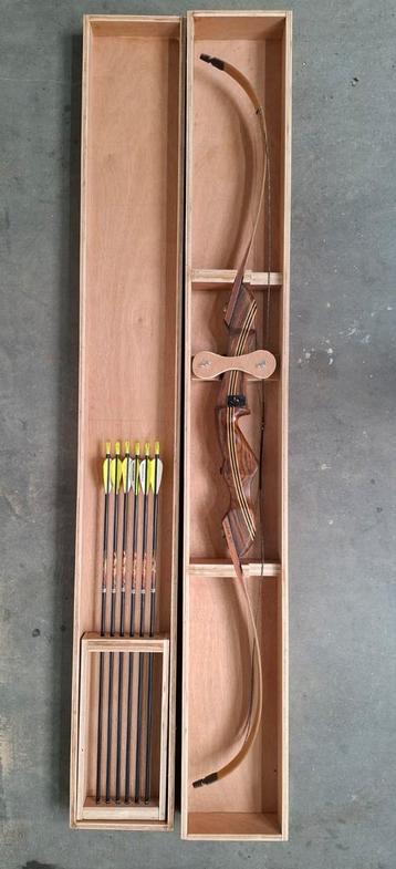 Lynx recurve boog - Easton pijlen - Mybo kussen beschikbaar voor biedingen