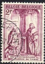 Belgie 1957 - Yvert/OBP 1011 - Dag van de postzegel (ST), Gestempeld, Staatshoofden, Verzenden, Gestempeld