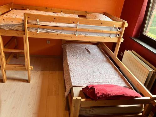 hoogslaper, Huis en Inrichting, Slaapkamer | Stapelbedden en Hoogslapers, Gebruikt, Hoogslaper, 90 cm, 200 cm, Eenpersoons, Ophalen