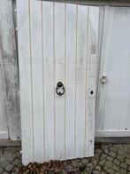 Witte buitendeur, Tuin en Terras, Bergingen en Tuinkasten, Ophalen, Gebruikt, Hout