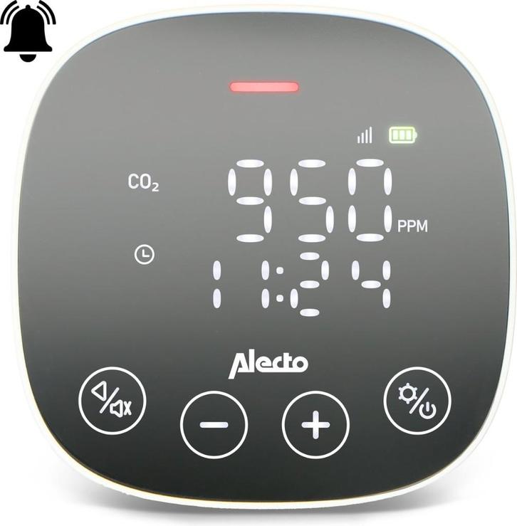 Alecto CO2 Meter NDIR sensor luchtvochtigheidsmeter (nieuw), Bricolage & Construction, Instruments de mesure, Neuf, Autres appareils de mesure ou compteurs
