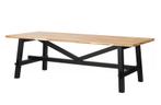 Eettafel IKEA Skogsta 235 x 100cm, Huis en Inrichting, Ophalen, 100 tot 150 cm, 200 cm of meer, Zo goed als nieuw