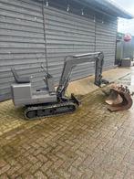 Minigraver hanix H080 incl 3 bakken, Zakelijke goederen, Machines en Bouw | Kranen en Graafmachines, Ophalen