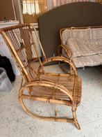 Rotan salon met tafel en kussens, Ophalen, Gebruikt, Overige materialen, Retro