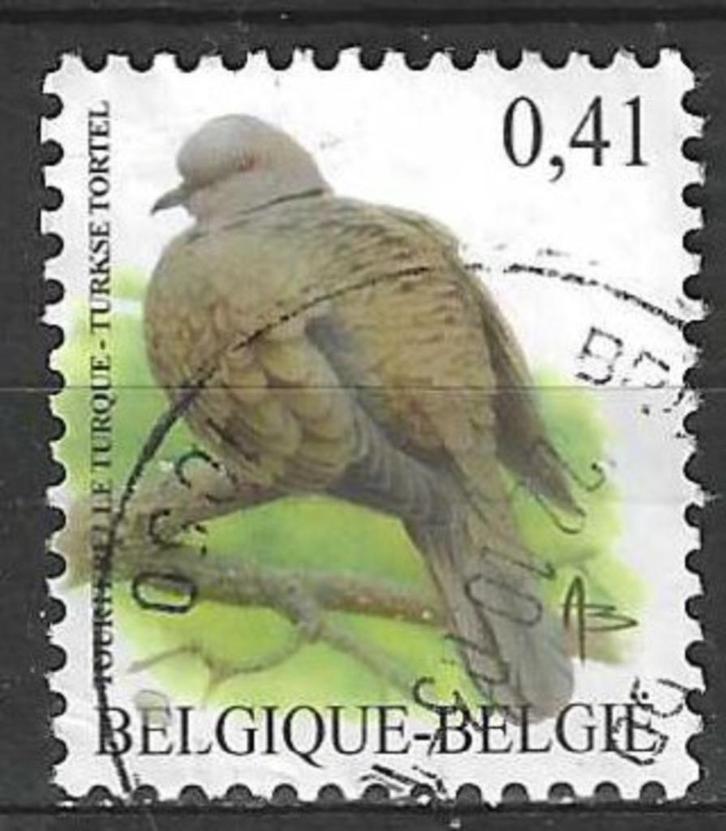Belgie 2002 - Yvert 3129 /OBP 3135 - Turkse tortelduif (ST), Postzegels en Munten, Postzegels | Europa | België, Voertuigen, Gestempeld